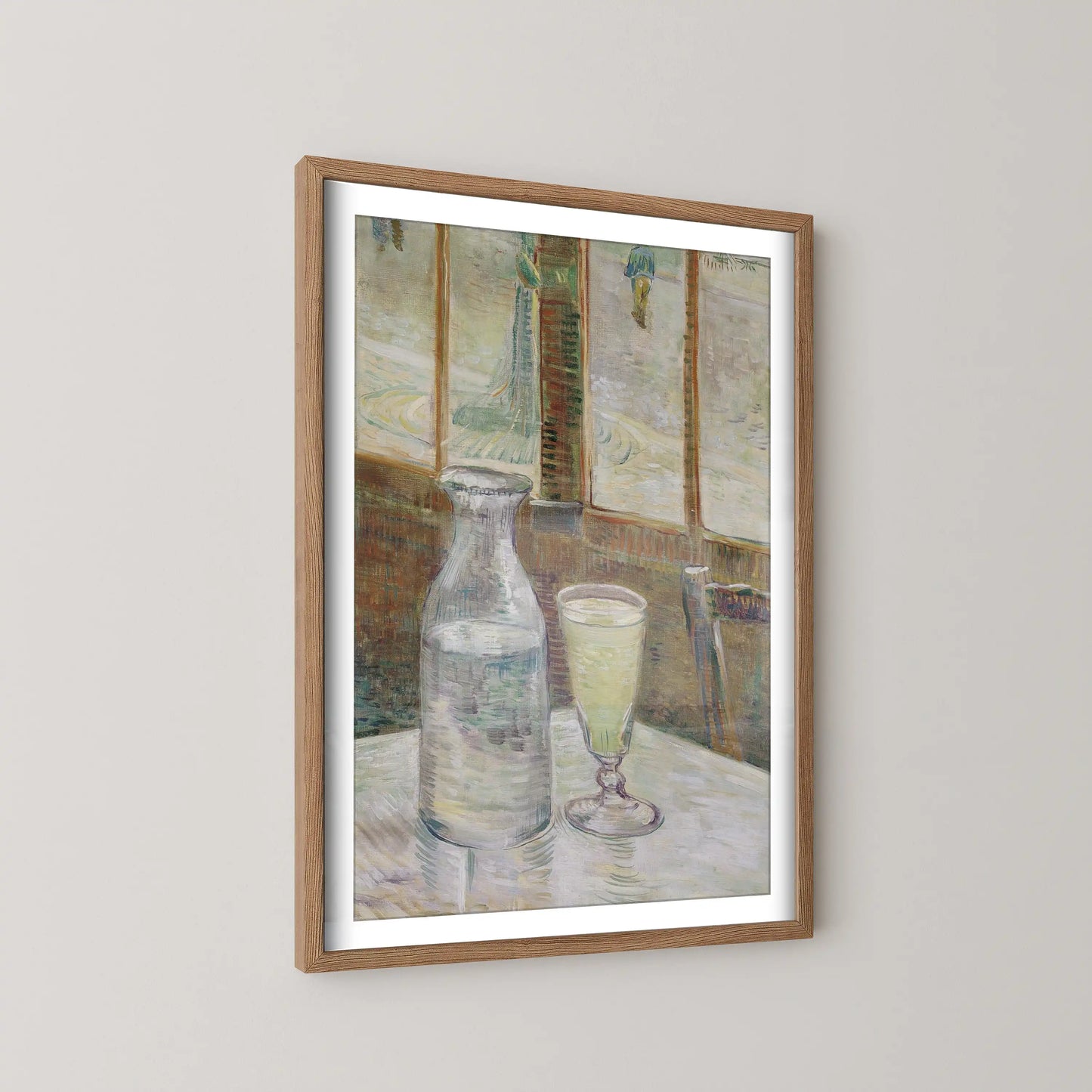 Café table with absinth by Van Gogh (1887)