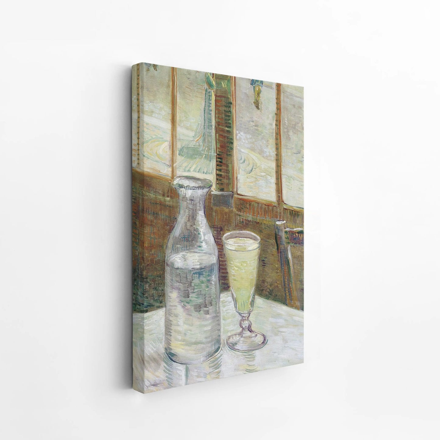Café table with absinth by Van Gogh (1887)