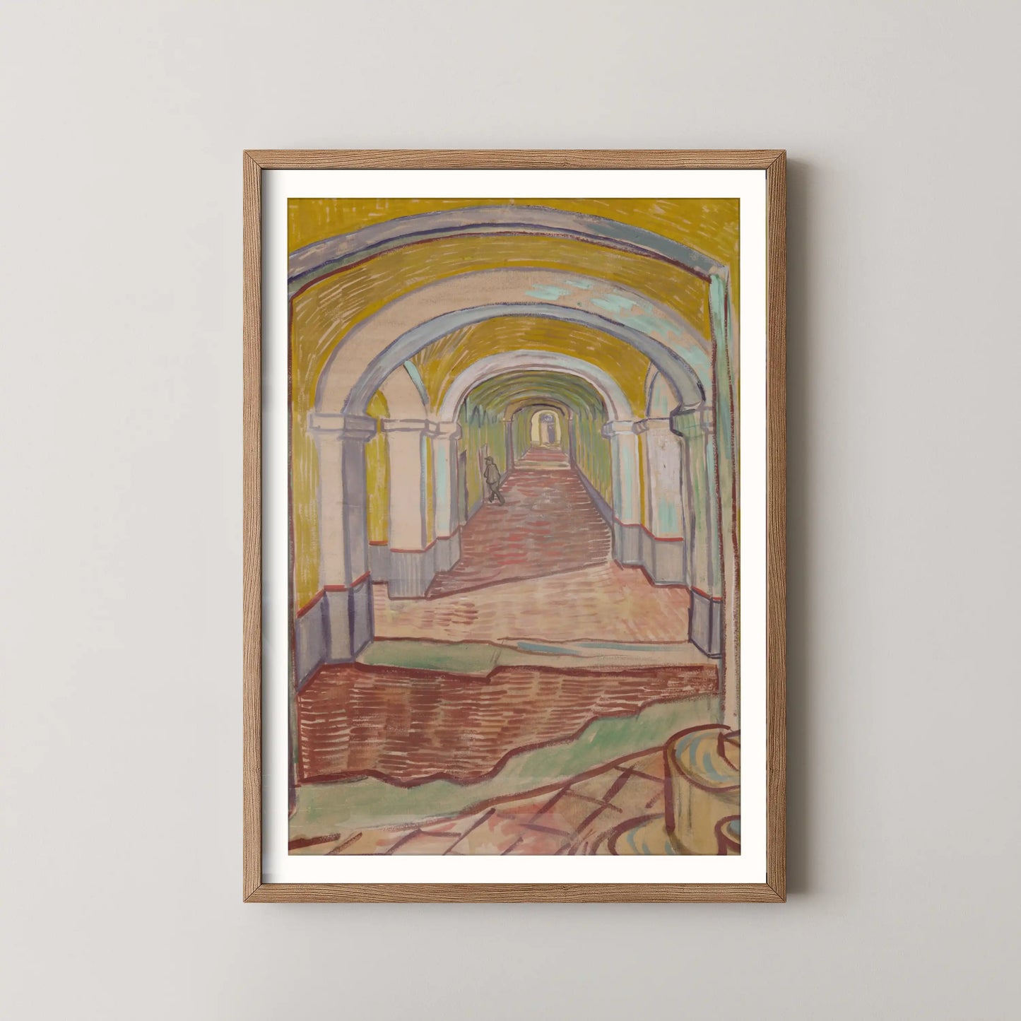 Corridor in the Asylum by Vincent Van Gogh (1889)
