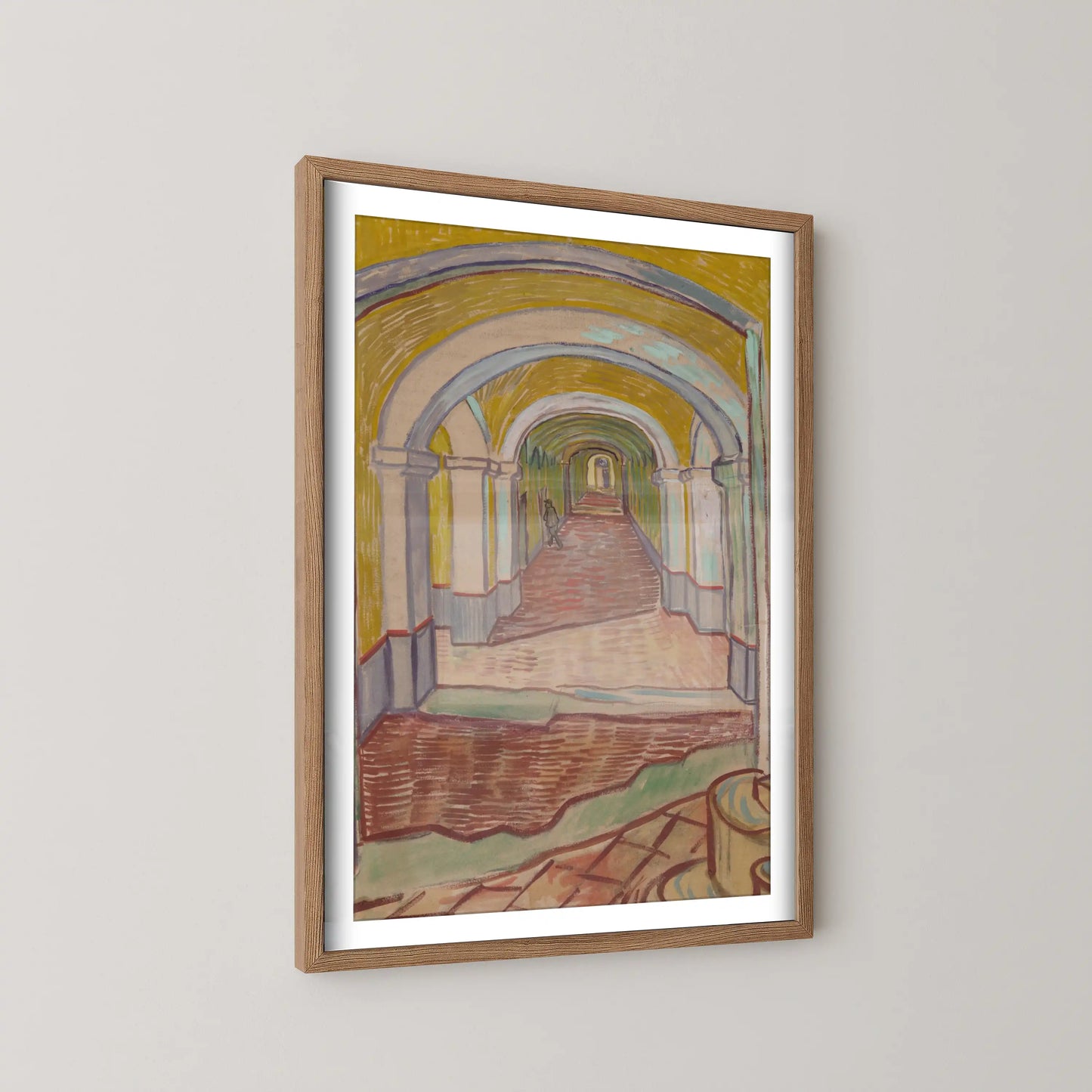 Corridor in the Asylum by Vincent Van Gogh (1889)