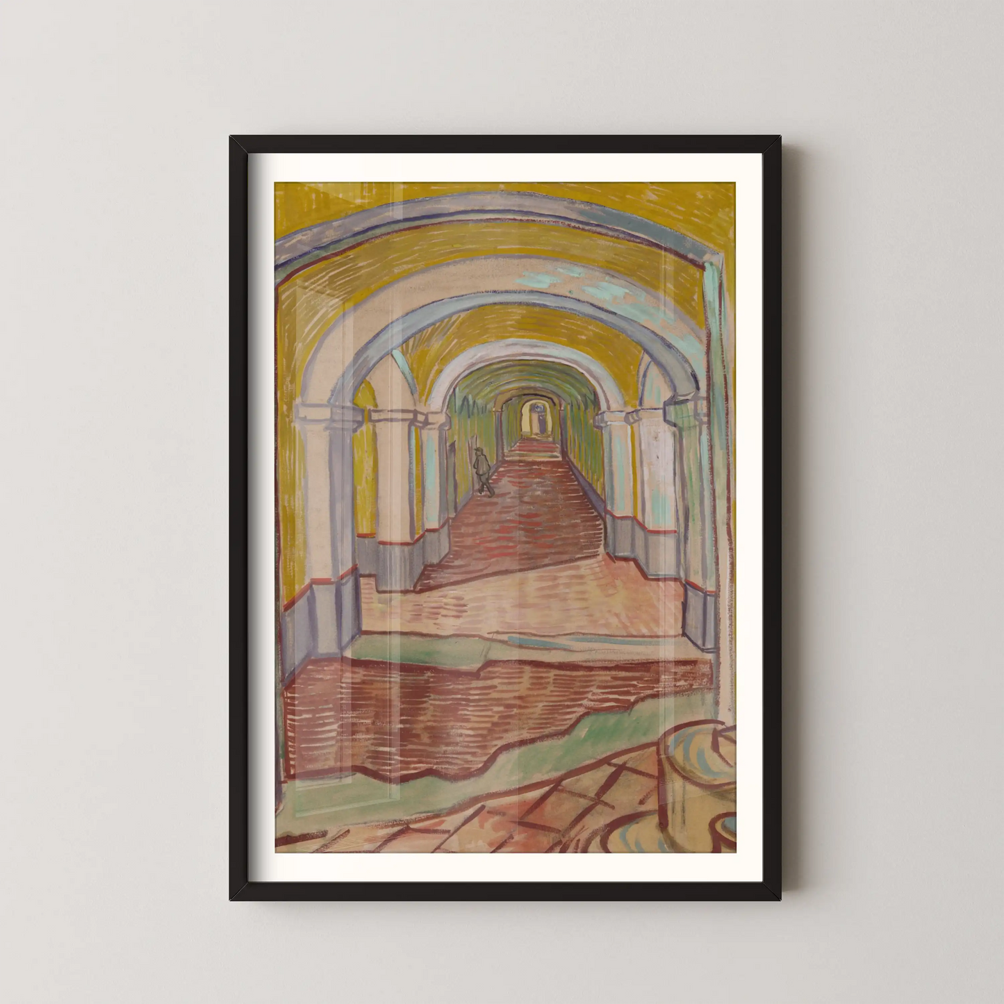 Corridor in the Asylum by Vincent Van Gogh (1889)