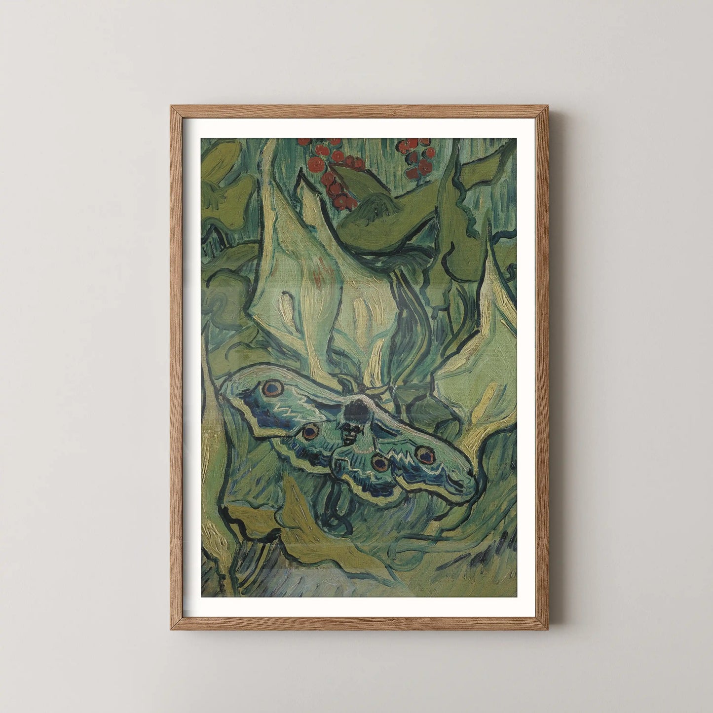 Emperor moth by Van Gogh (1889)