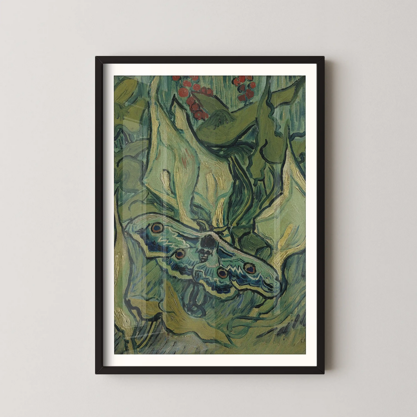 Emperor moth by Van Gogh (1889)