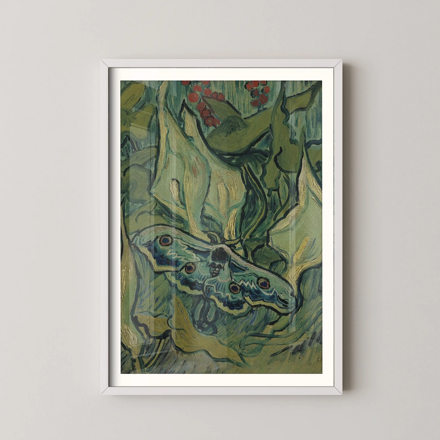 Emperor moth by Van Gogh (1889)