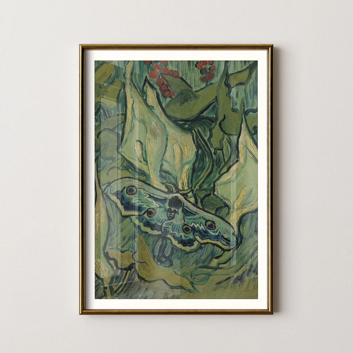 Emperor moth by Van Gogh (1889)