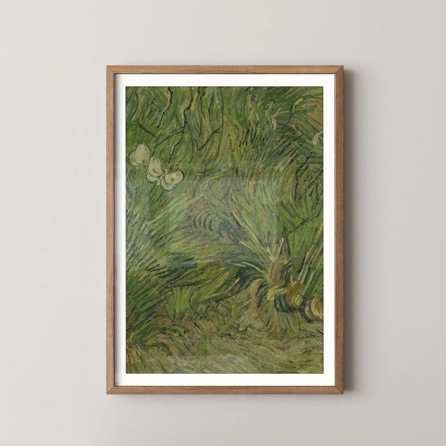 Garden with butterflies by Vincent Van Gogh (1889)