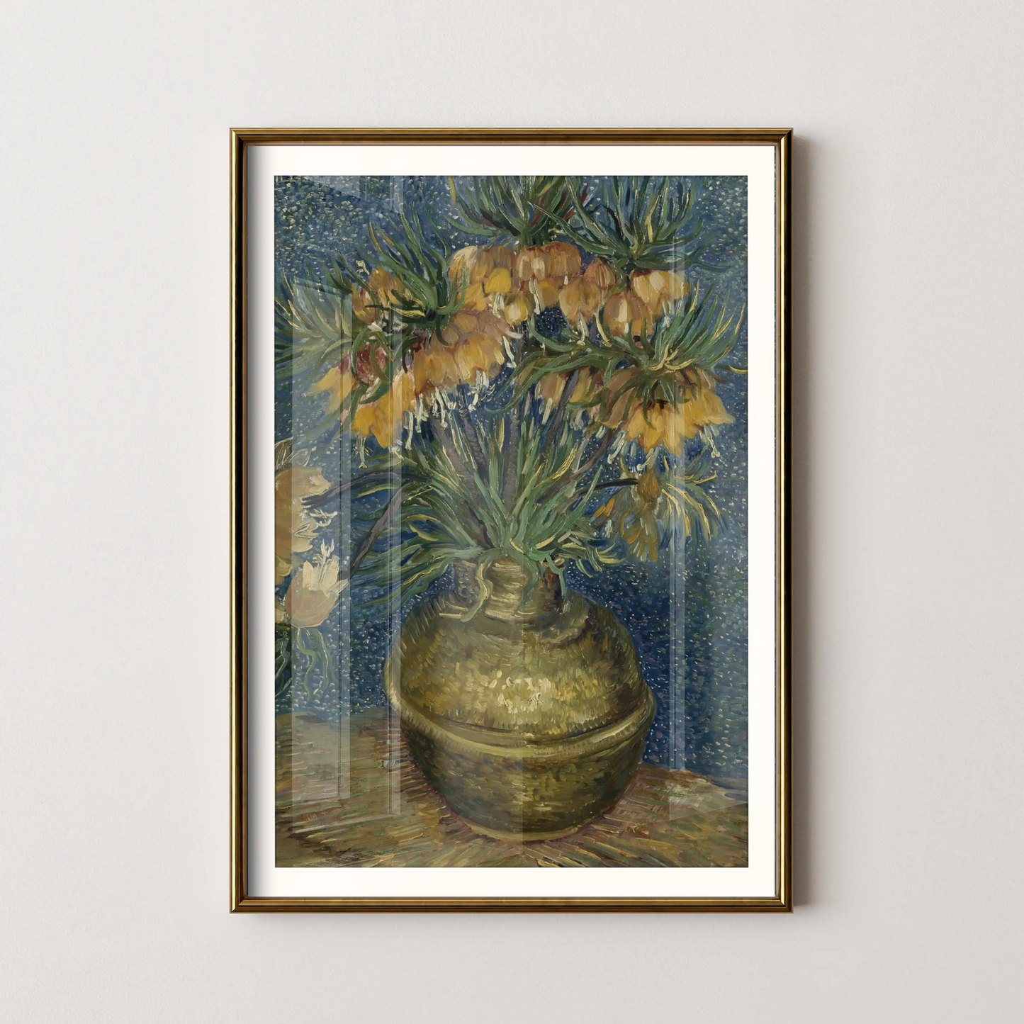 Imperial Fritillaries in a Copper Vase by Vincent Van Gogh (1887)
