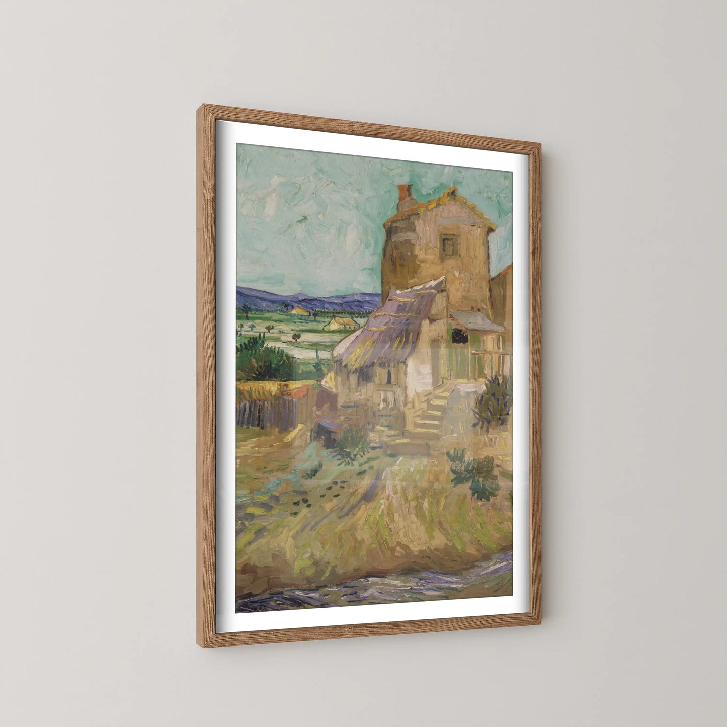 La maison de La Crau (The Old Mill) by Vincent Van Gogh (1888)
