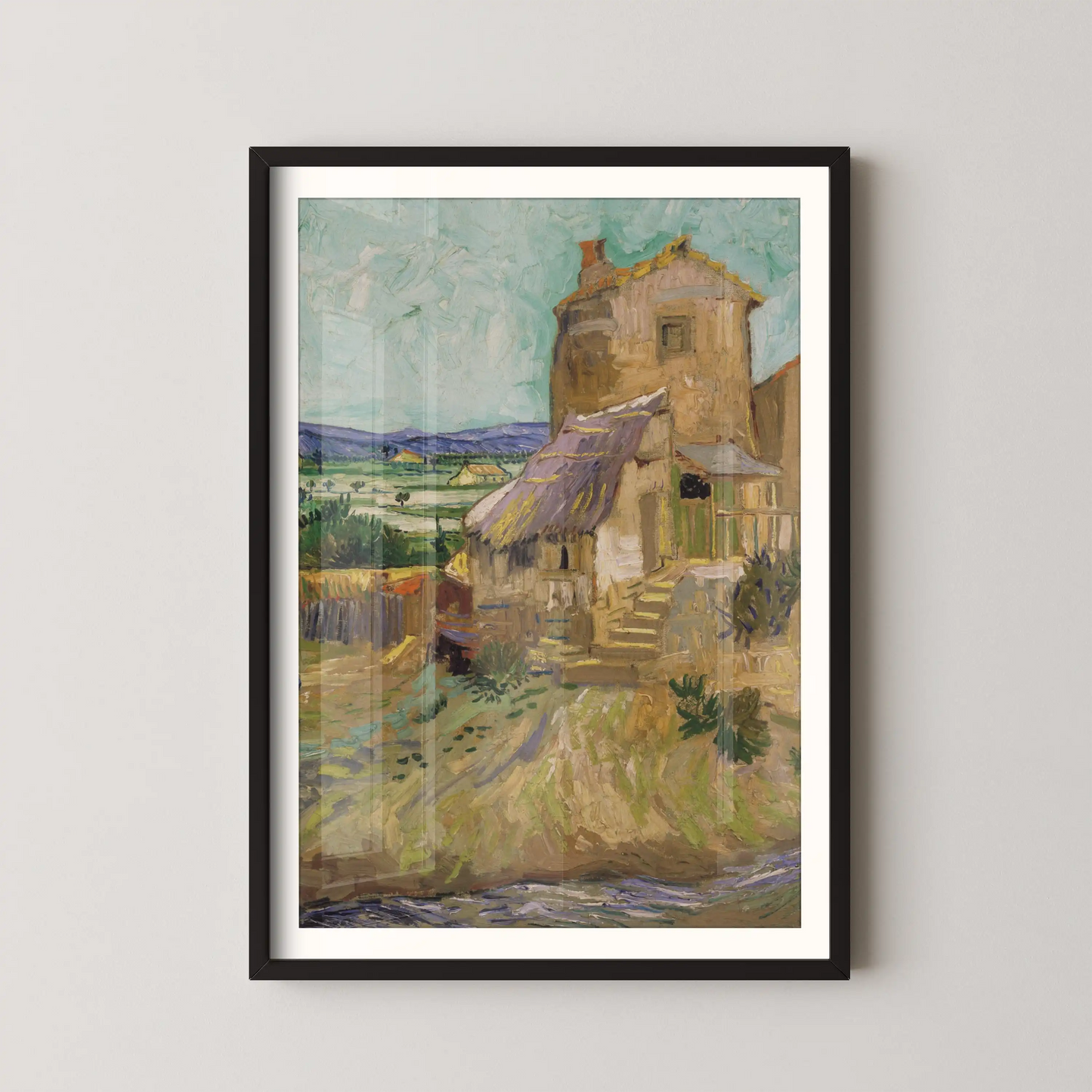 La maison de La Crau (The Old Mill) by Vincent Van Gogh (1888)