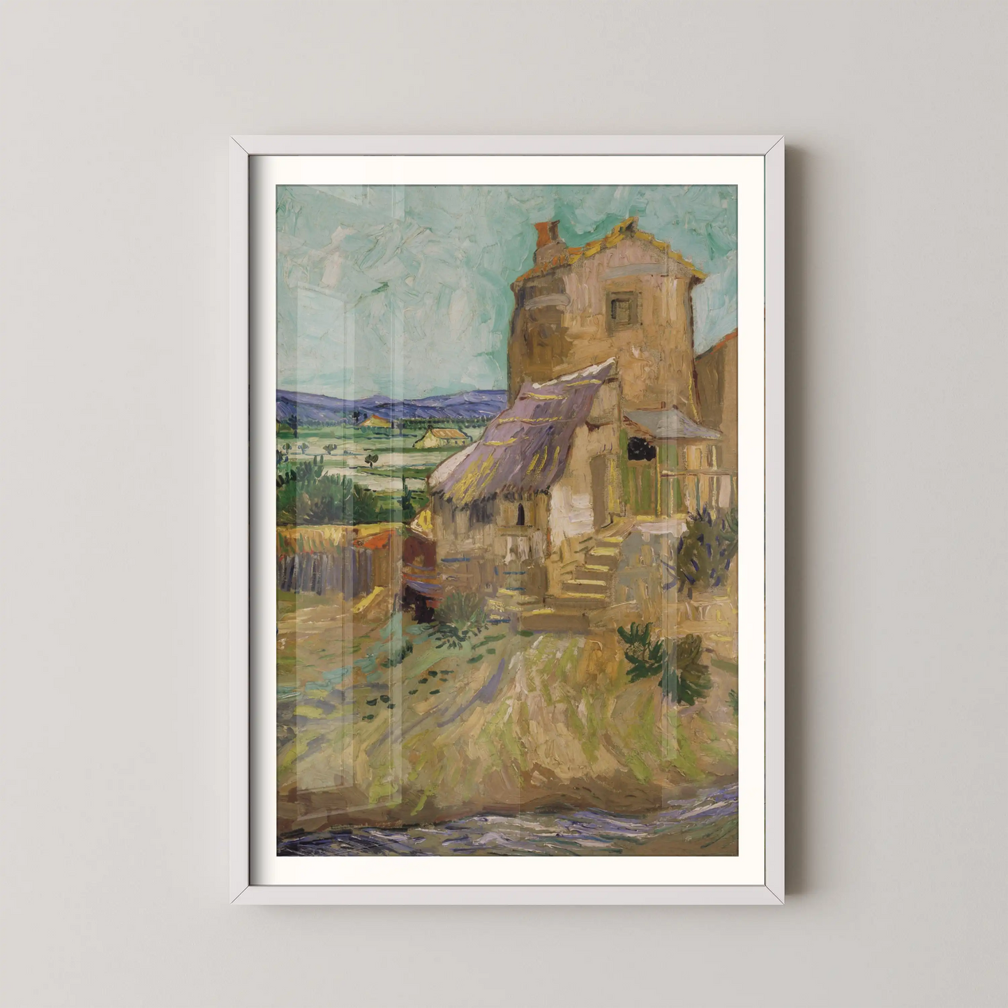 La maison de La Crau (The Old Mill) by Vincent Van Gogh (1888)
