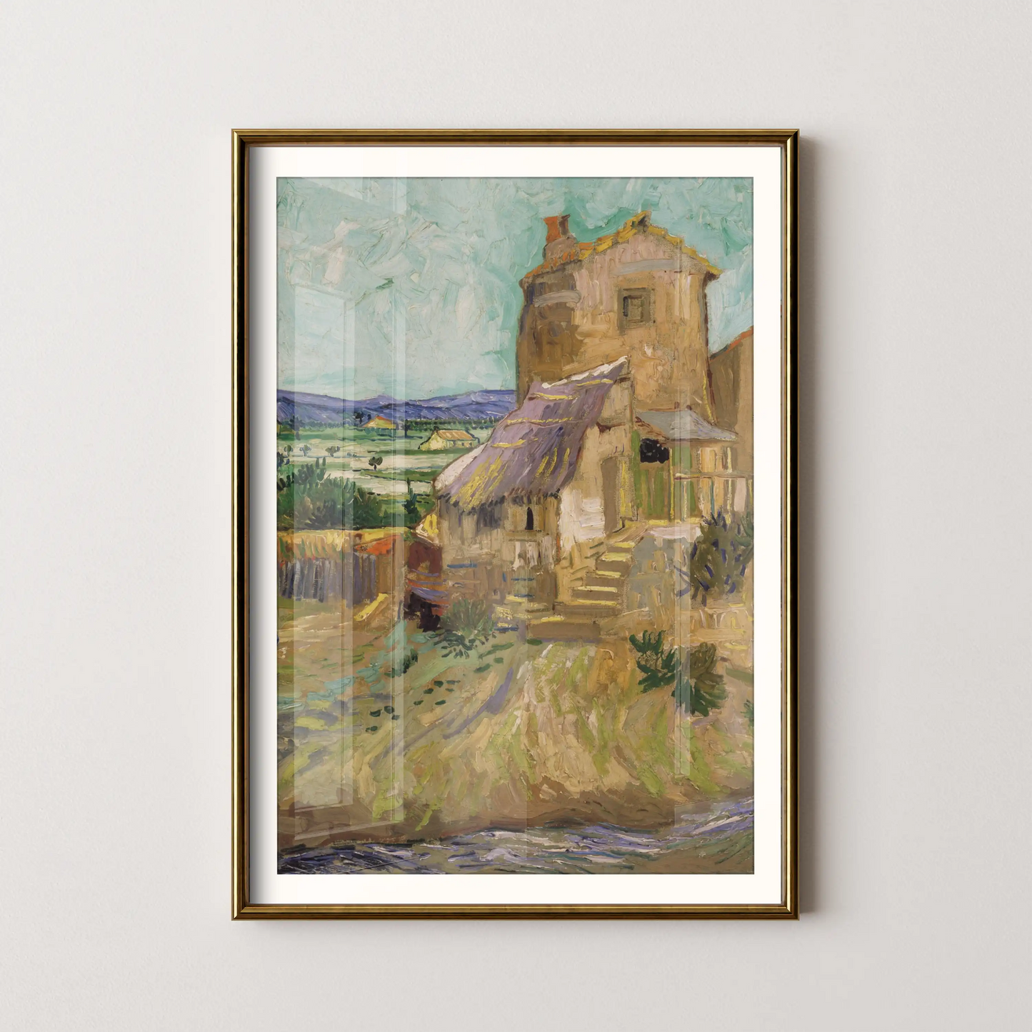 La maison de La Crau (The Old Mill) by Vincent Van Gogh (1888)