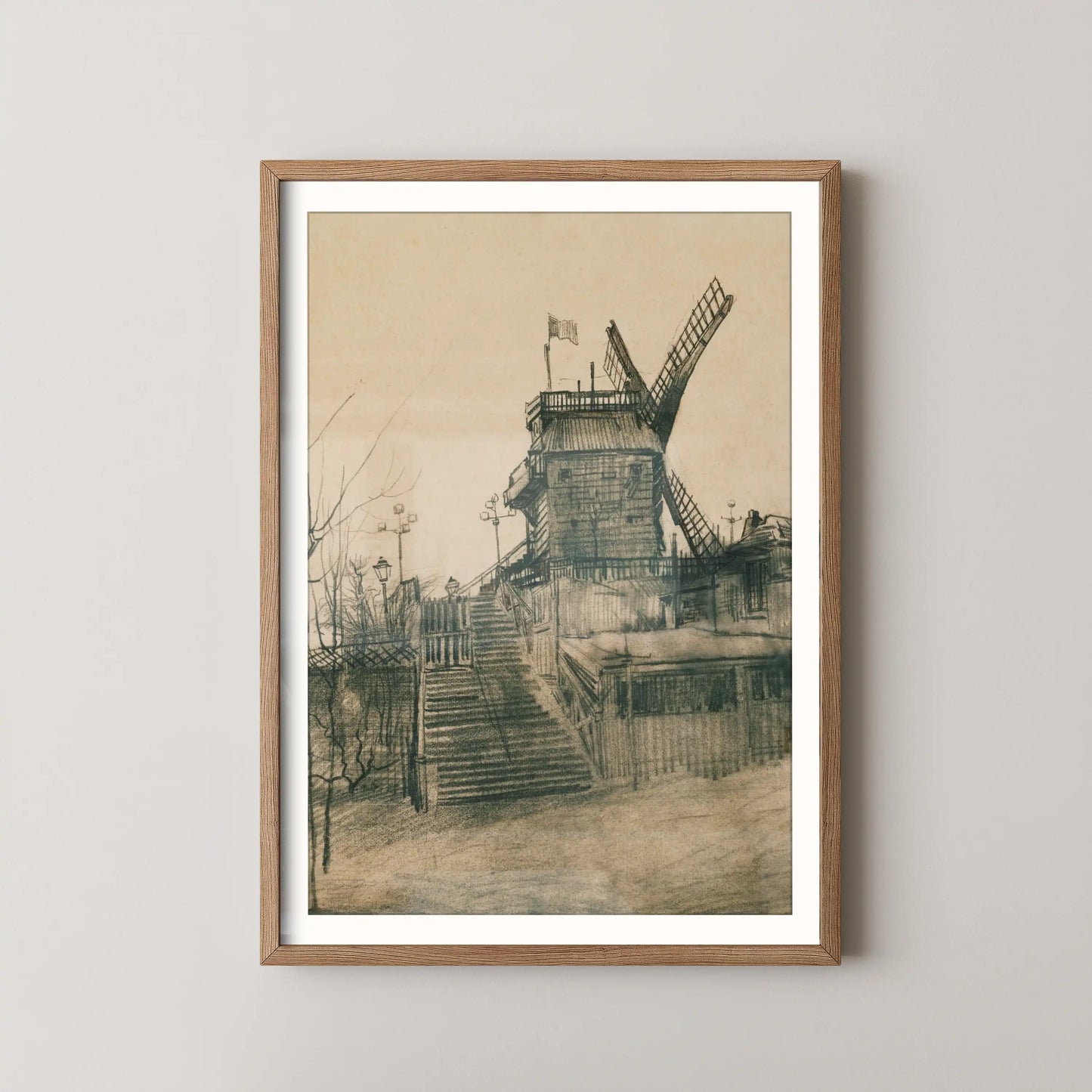 Moulin de la Galette by Vincent Van Gogh