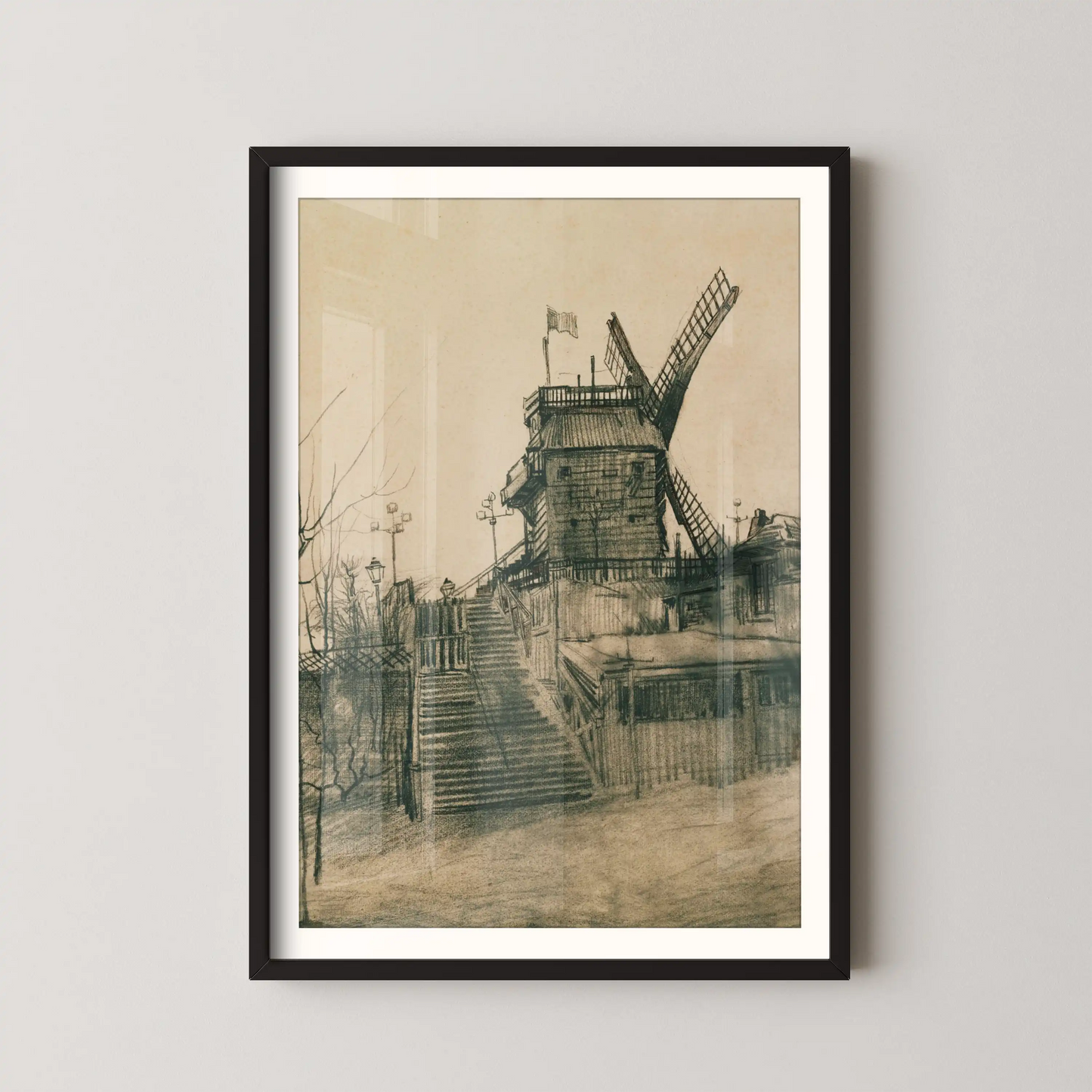 Moulin de la Galette by Vincent Van Gogh