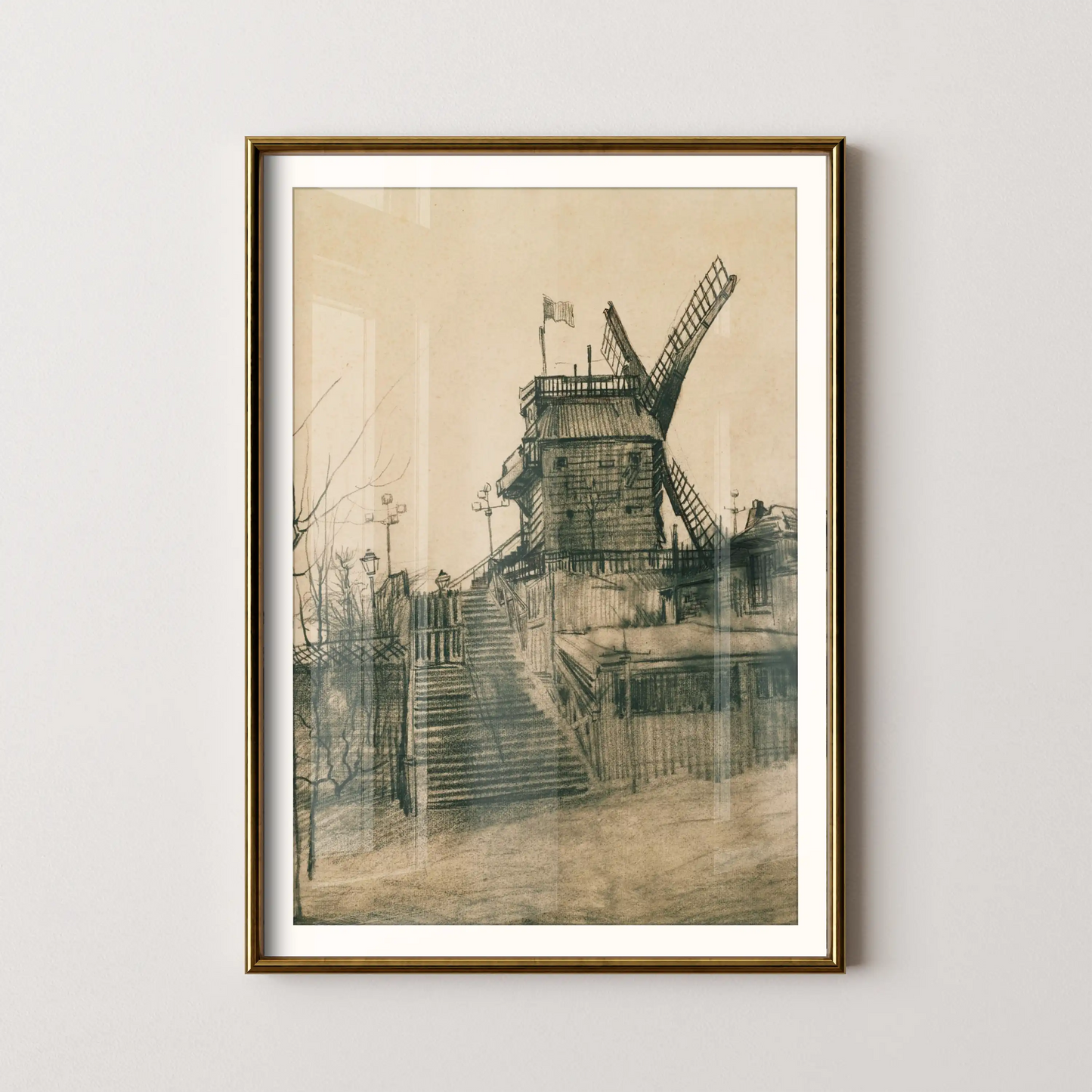 Moulin de la Galette by Vincent Van Gogh
