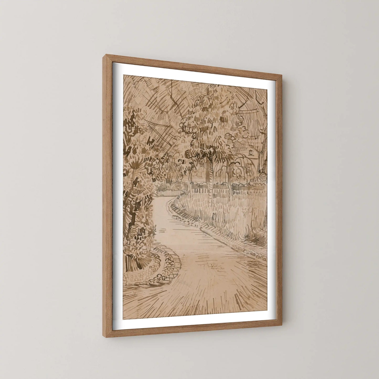 Parc à Arles avec un coin de la Maison Jaune by Vincent Van Gogh (1888)