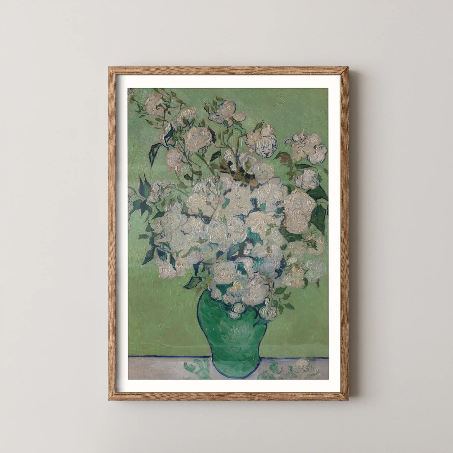 Roses by Vincent Van Gogh (1890)