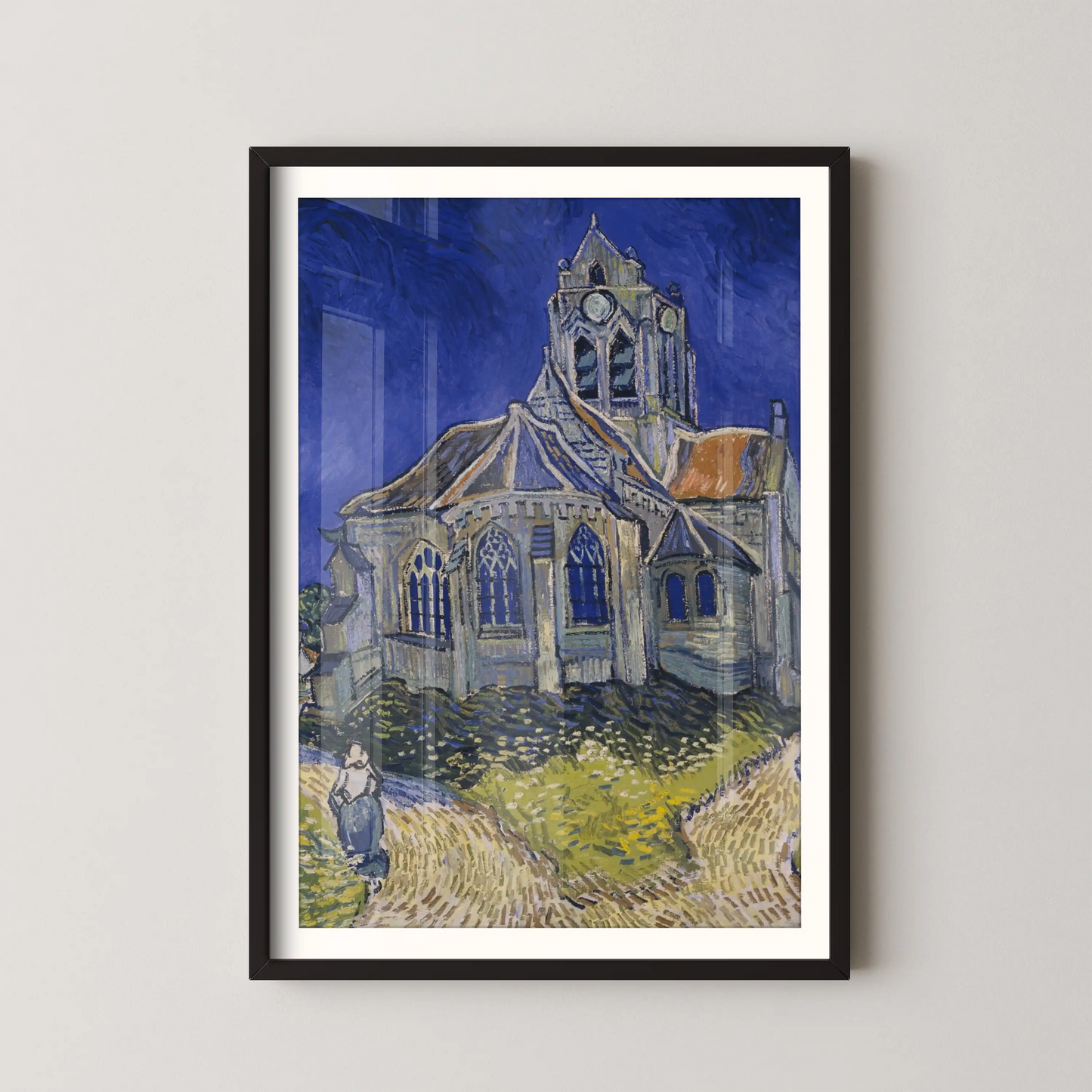 The Church in Auvers-sur-Oise, View from the Chevet by Vincent Van Gogh (1890)
