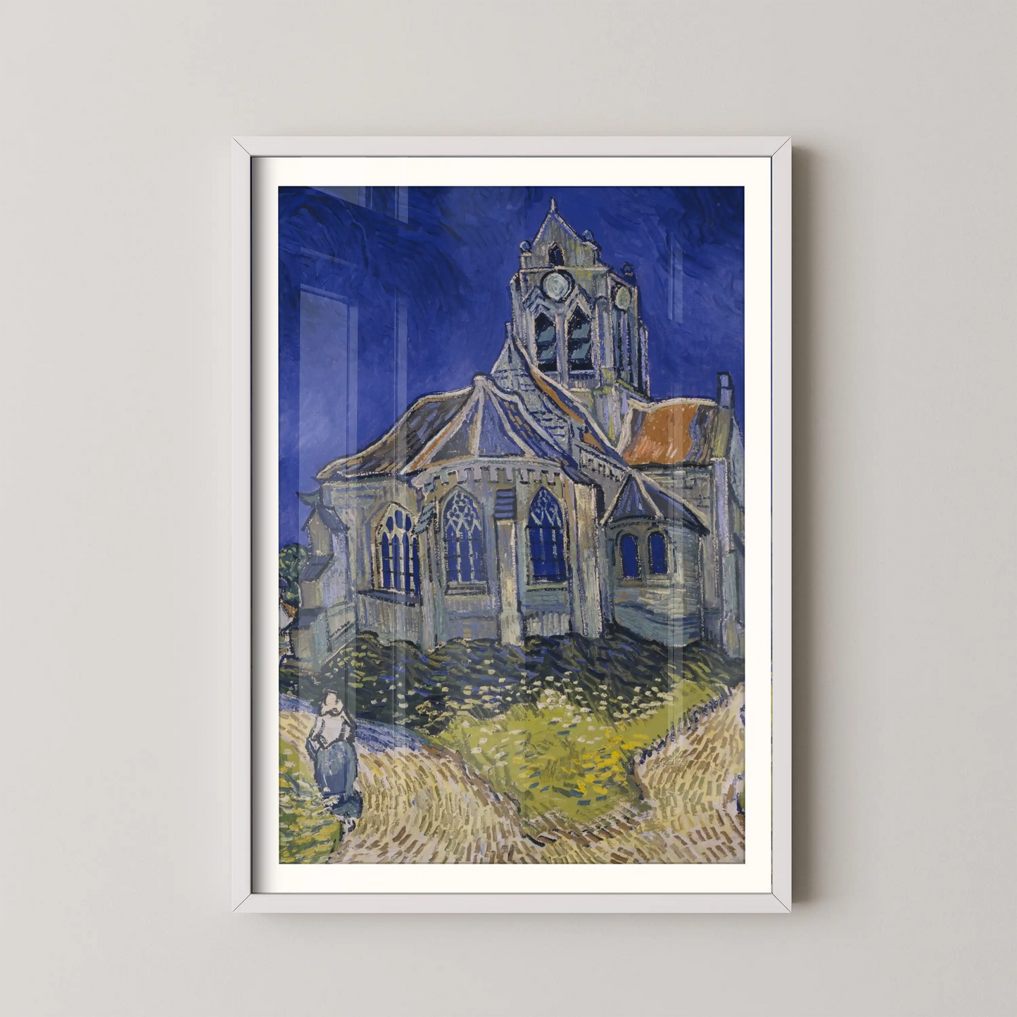 The Church in Auvers-sur-Oise, View from the Chevet by Vincent Van Gogh (1890)