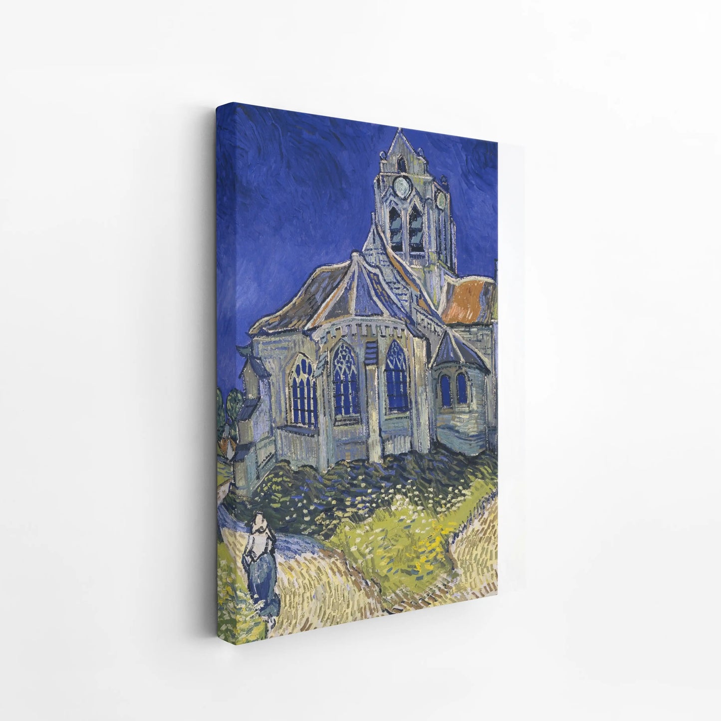 The Church in Auvers-sur-Oise, View from the Chevet by Vincent Van Gogh (1890)