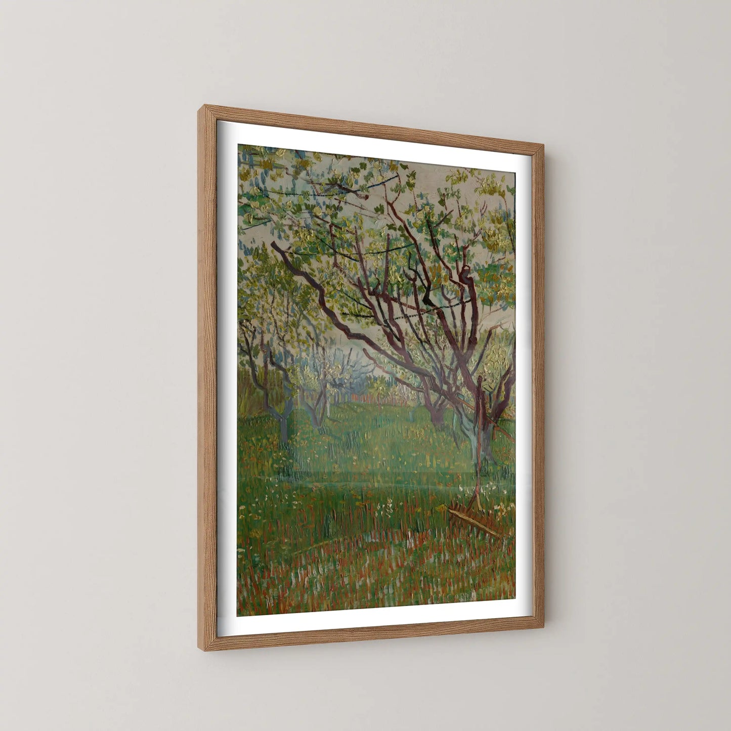 The Flowering Orchard by Vincent Van Gogh (1888)