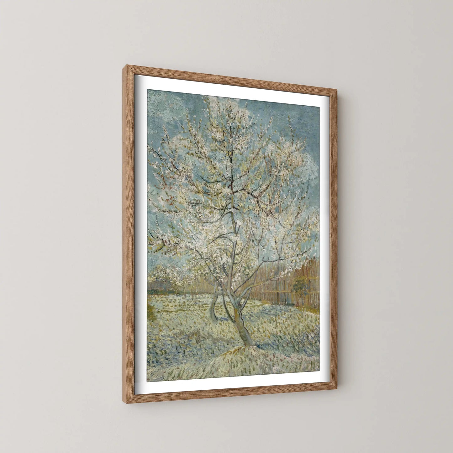The pink peach tree by Vincent Van Gogh (1888)