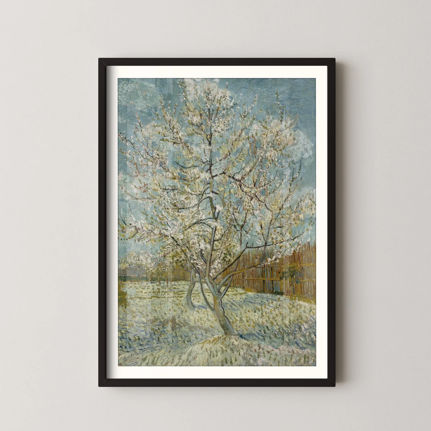 The pink peach tree by Vincent Van Gogh (1888)