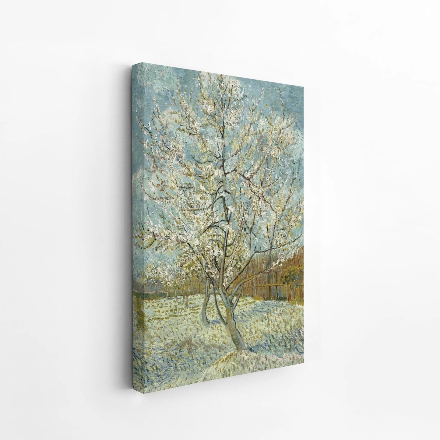 The pink peach tree by Vincent Van Gogh (1888)