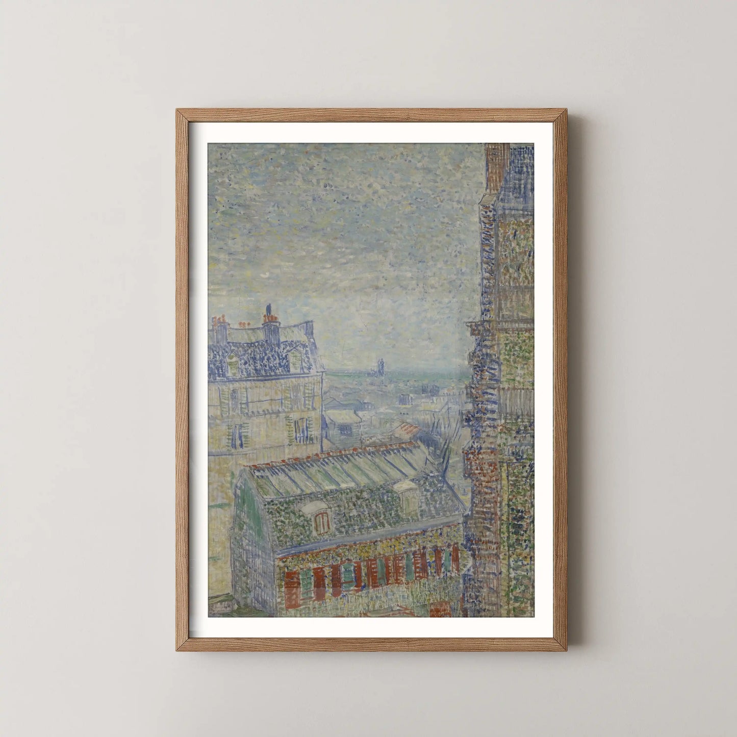 View from Theo’s apartment by Vincent Van Gogh
