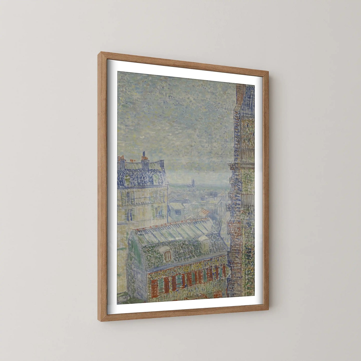 View from Theo’s apartment by Vincent Van Gogh