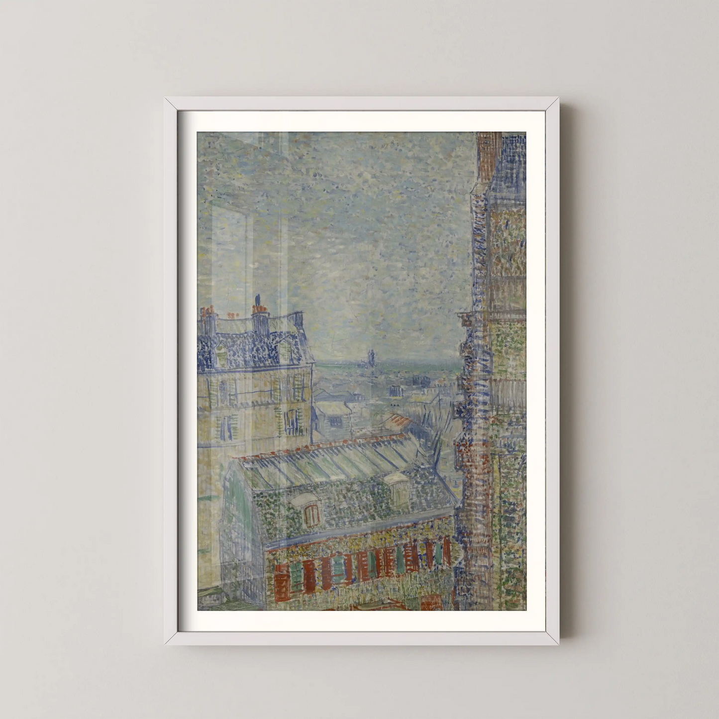View from Theo’s apartment by Vincent Van Gogh