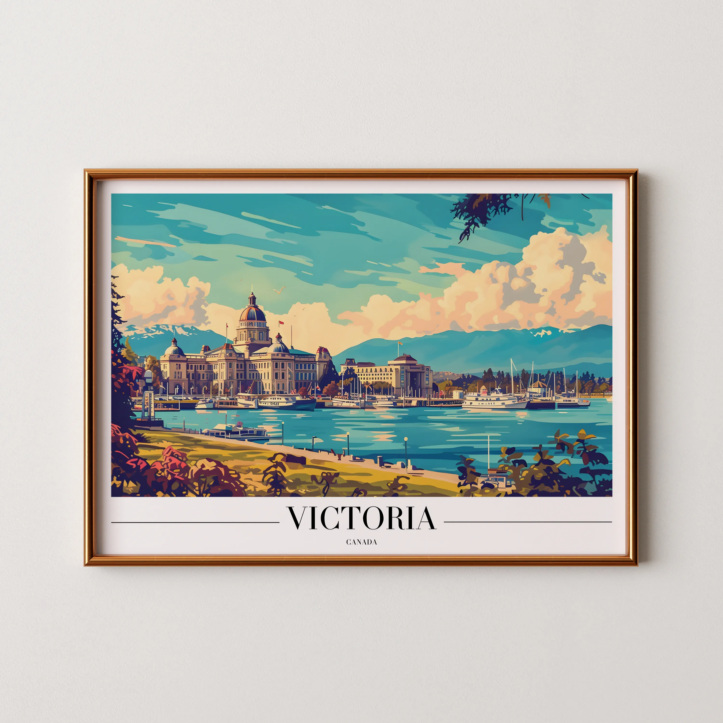Victoria, Canada, City Print