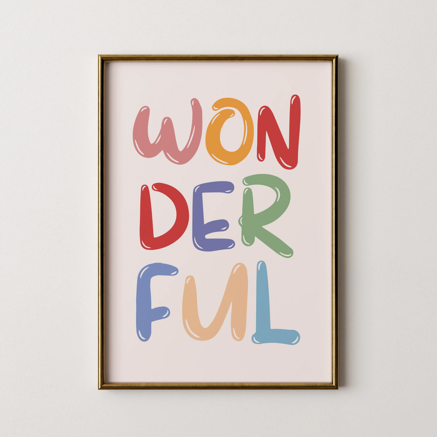 Wonderful - Nursery Prints