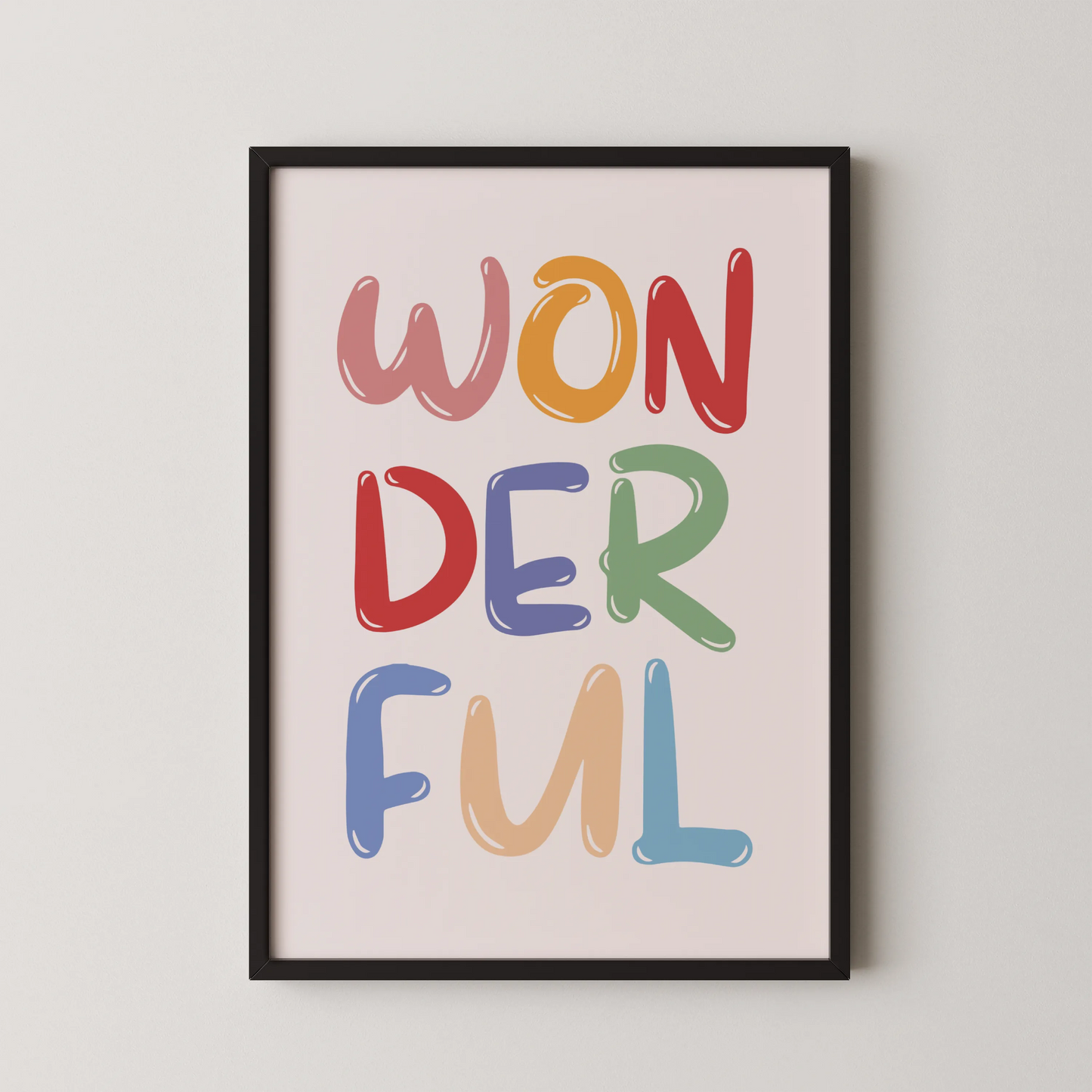 Wonderful - Nursery Prints