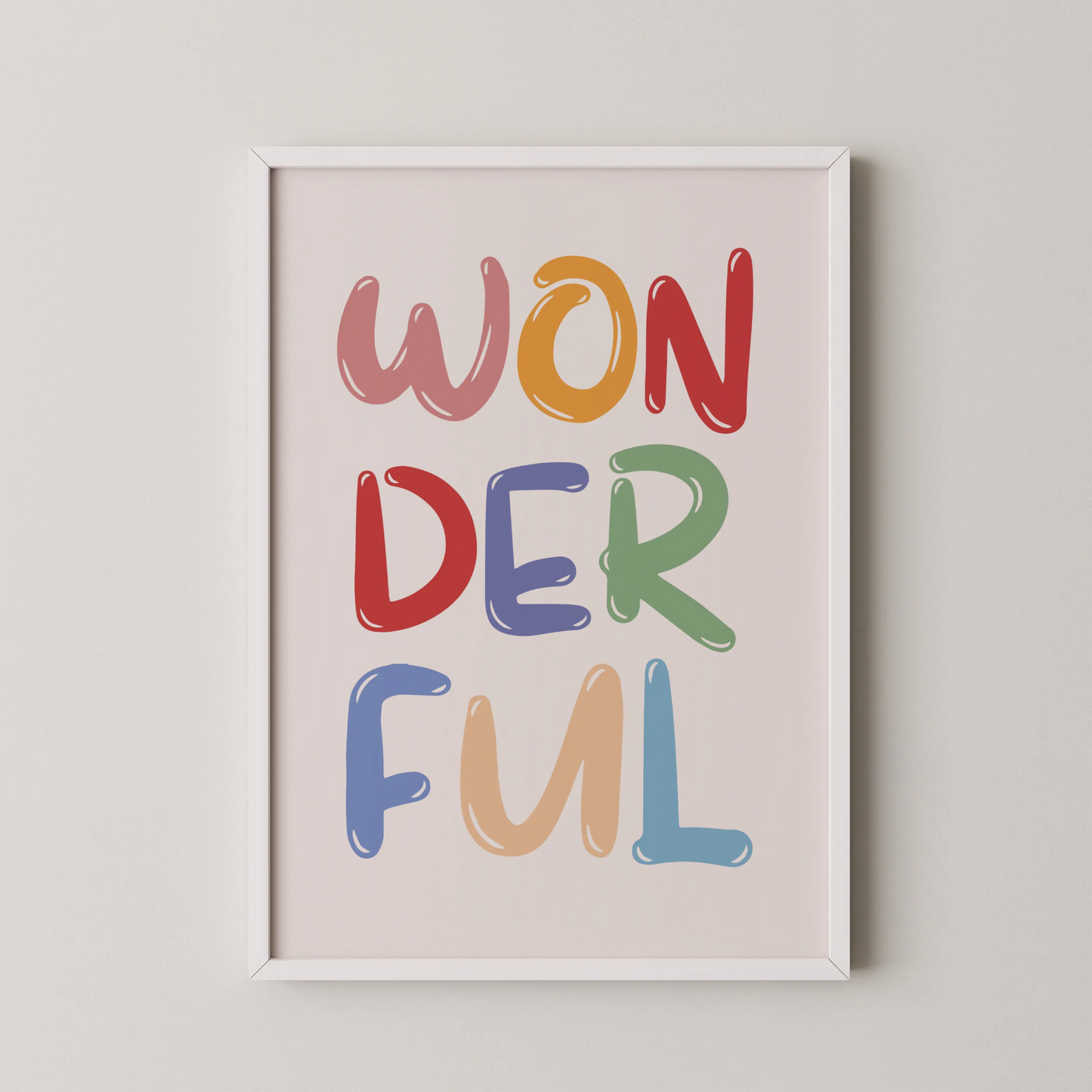 Wonderful - Nursery Prints