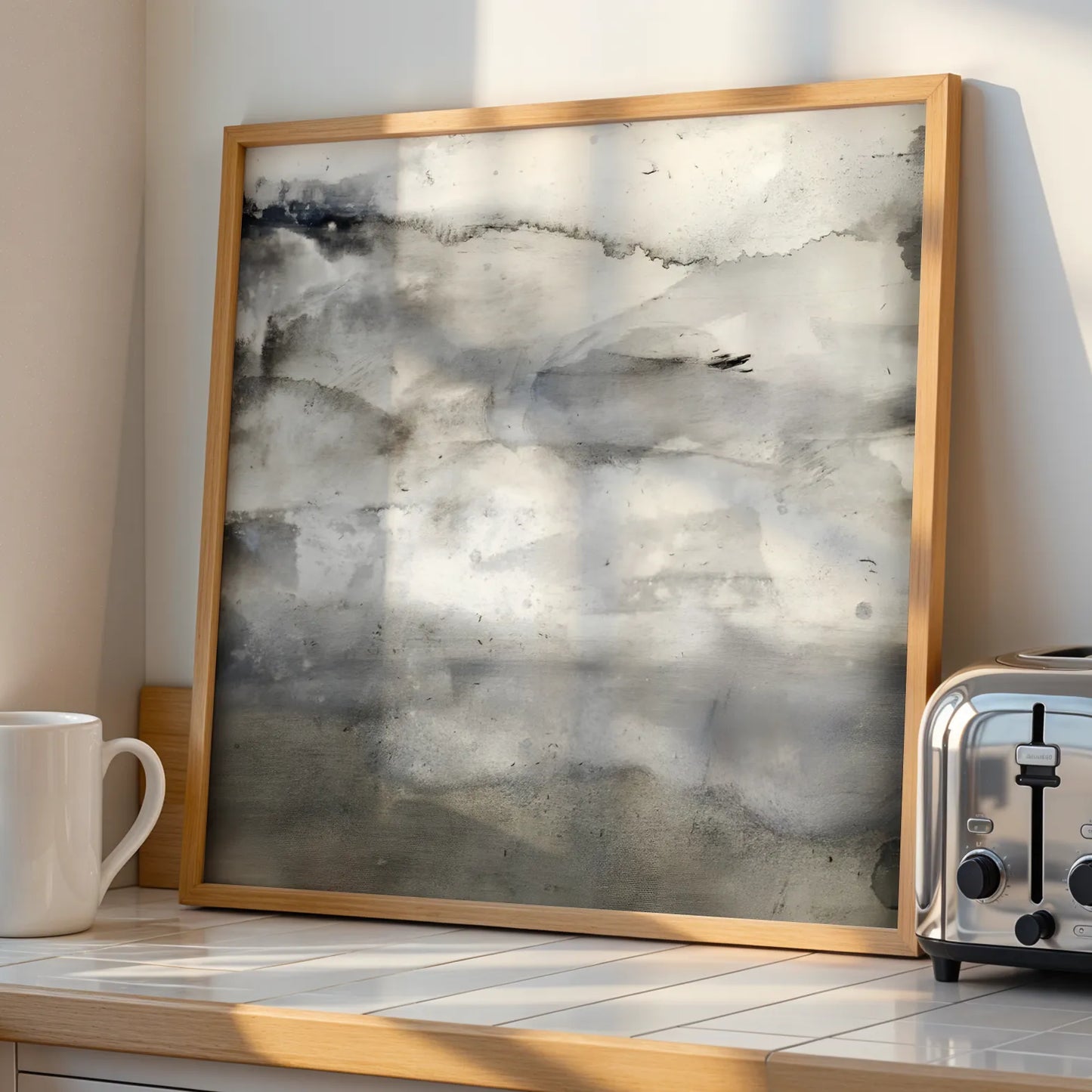 Abstract Black & White, Mid Century Modern, Boho Art Prints