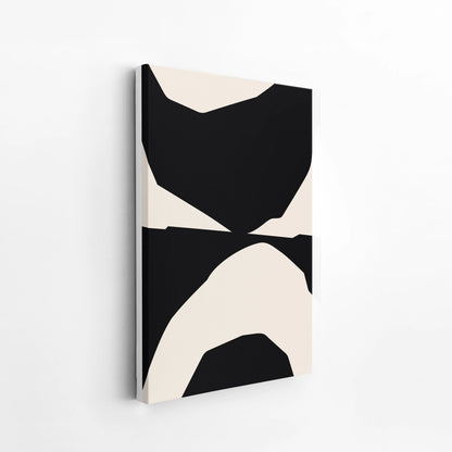 Abstract Black & White, Mid Century Modern, Wall Art