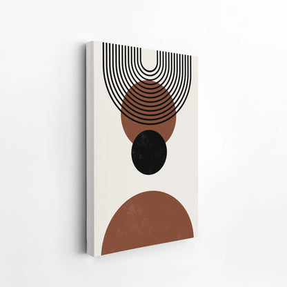 Abstract Lines, Mid Century Modern, Wall Painting