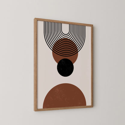 Abstract Lines, Mid Century Modern, Wall Painting
