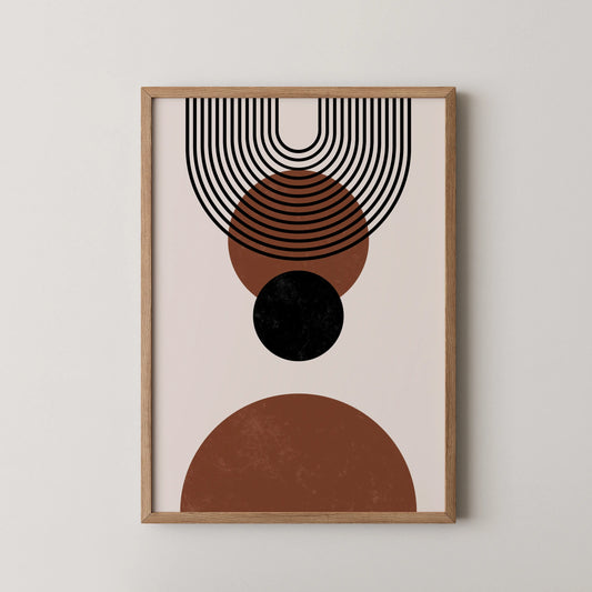 Abstract Lines, Mid Century Modern, Wall Painting
