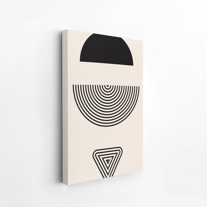 Abstract Lines, Modern Wall Art, Black & White