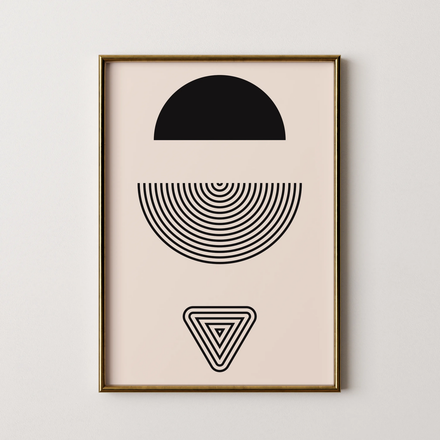 Abstract Lines, Modern Wall Art, Black & White