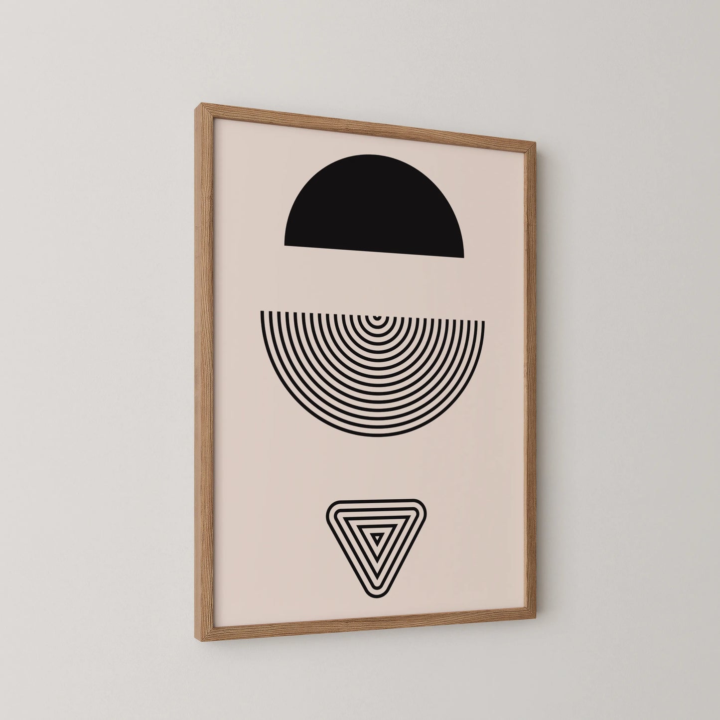 Abstract Lines, Modern Wall Art, Black & White