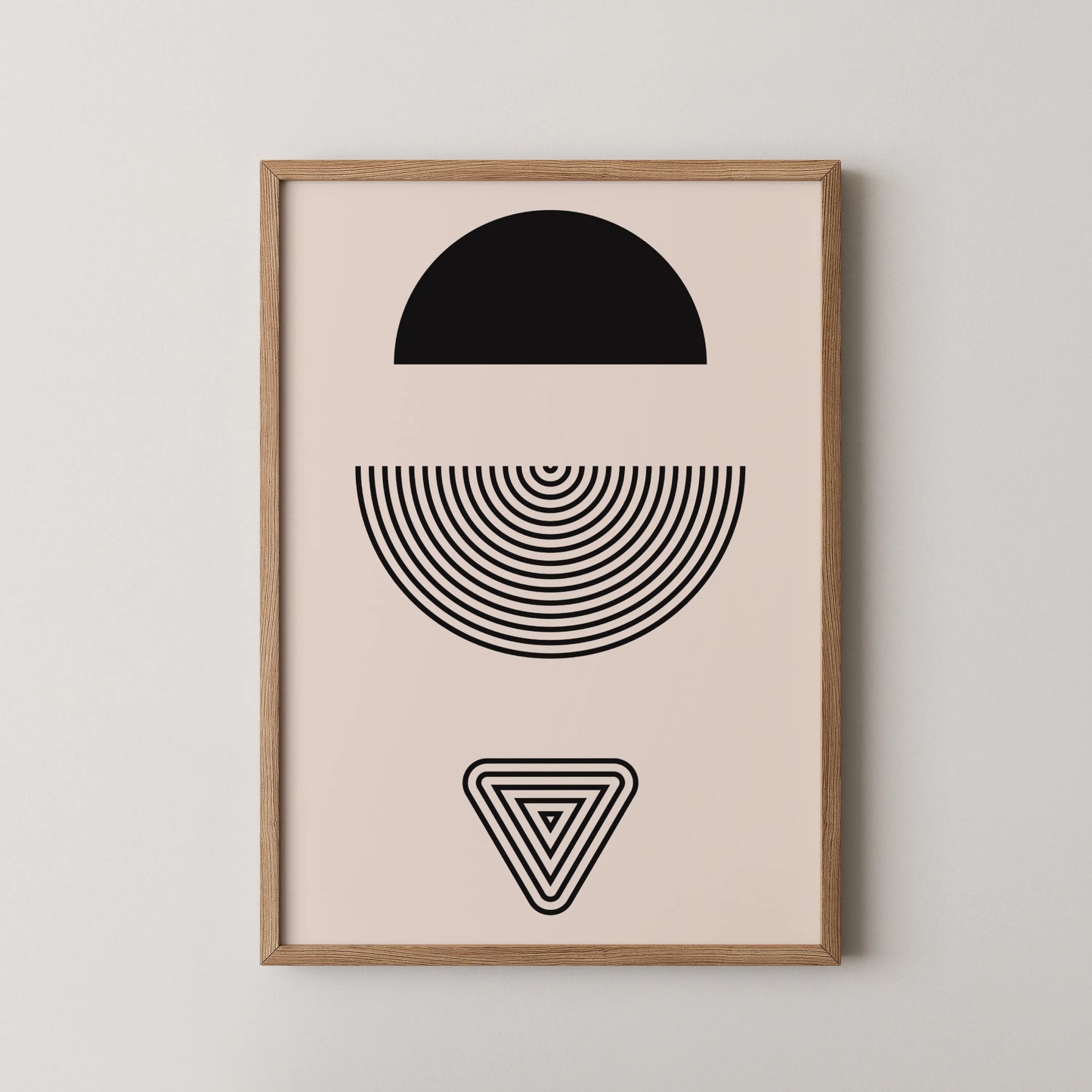Abstract Lines, Modern Wall Art, Black & White