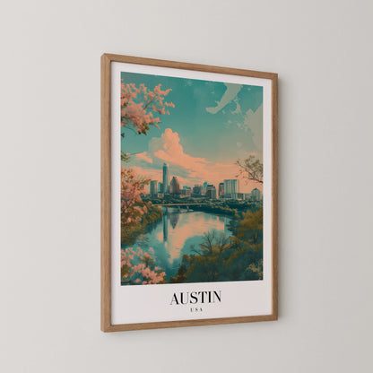 Austin, USA, City Prints