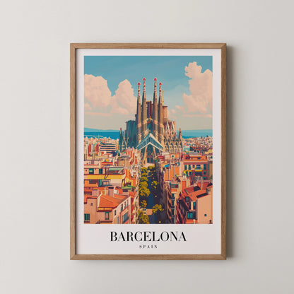 Barcelona, Spain, City Prints