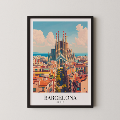 Barcelona, Spain, City Prints