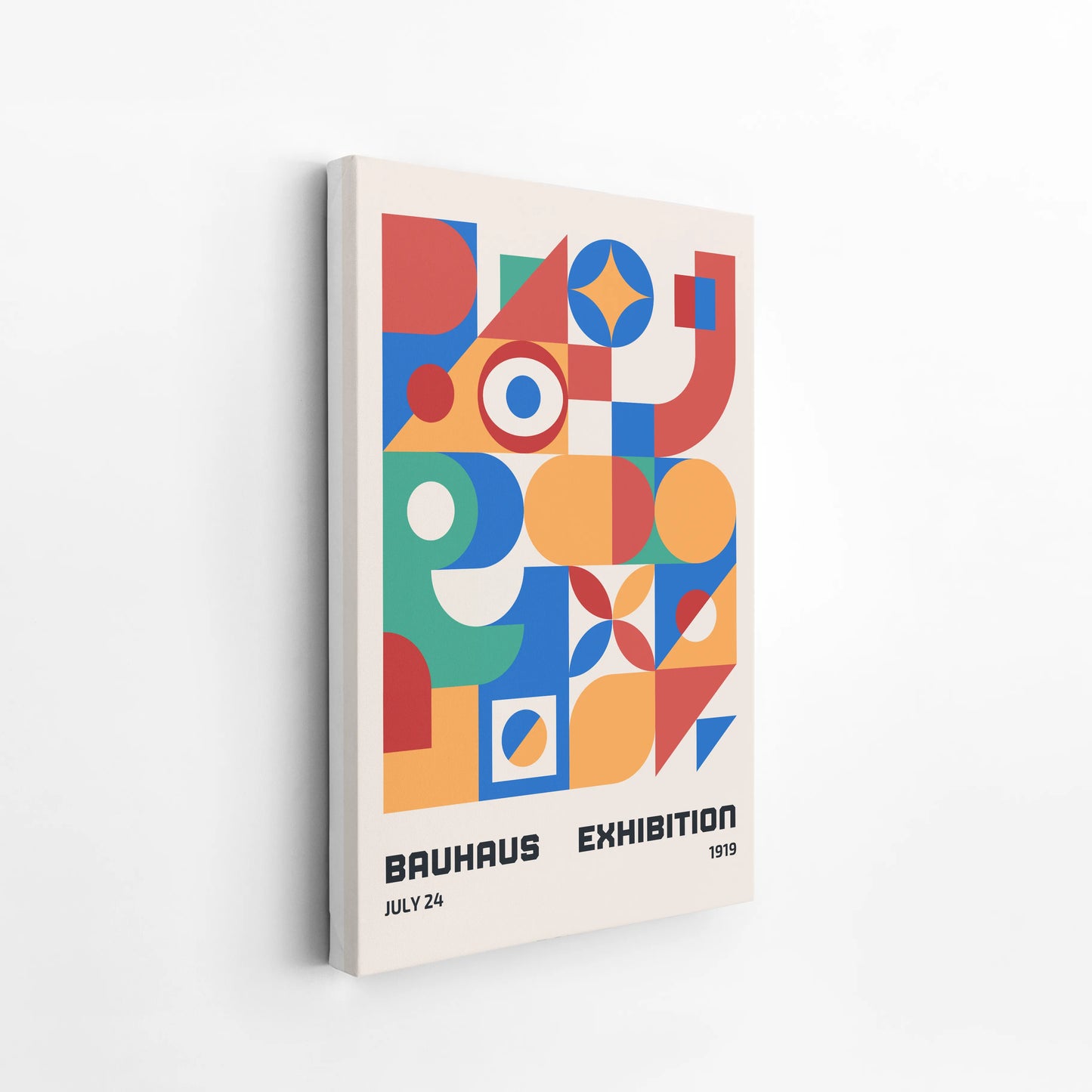 Bauhaus Bold Geometric Print, Modern Architect, Clean Design Wall Art
