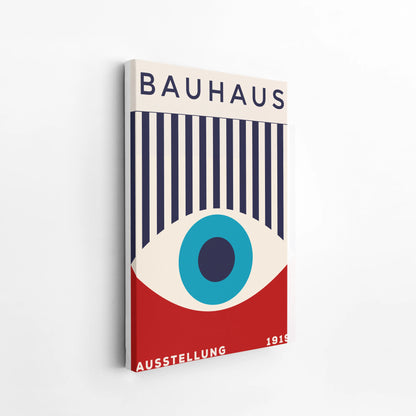 Bauhaus Eye Print, Geometric Shapes, Modern Architect, Clean Design Wall Art