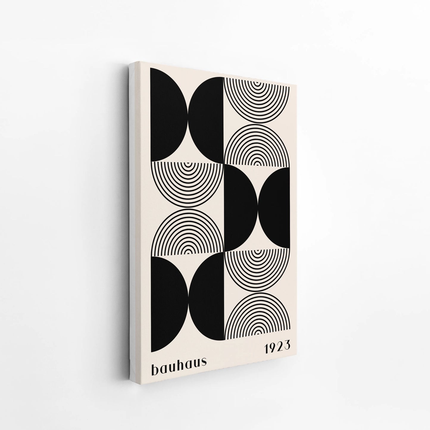 Bauhaus, Geometric, Black & White, Modern Architect, Clean Design Wall Art