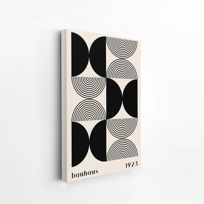 Bauhaus, Geometric, Black & White, Modern Architect, Clean Design Wall Art
